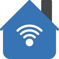 home wifi vektorillustration auf einem hintergrund. hochwertige symbole. vektorikonen für konzept und grafikdesign. vektor