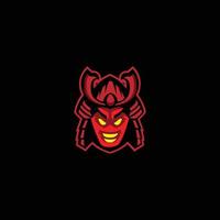 Samurai-Krieger-Maskenlogo.eps vektor