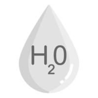 Drop-Vektor-Flachsymbol, Symbol für Schule und Bildung vektor