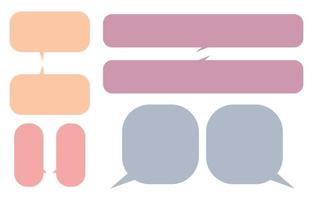 Sprechblase auf weißem Hintergrund, Vektorsprechen oder Chat-Talkbox, Symbolballontext oder Kommunikation, Sprechwolke für Cartoon und Comic, Nachrichtendialog vektor