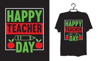 Lehrer-T-Shirt-Designs vektor