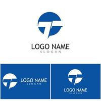 t logotyp mall vektor symbol natur