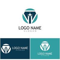 diamant logotyp mall vektor ikon illustration design