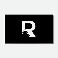 r tak logotyp design vektor