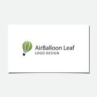luftballongblad med bokstävernas logotyp vektor
