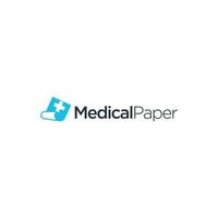 Logo-Designvektor für medizinisches Papier vektor