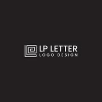 lp eller ppl logo design vektor