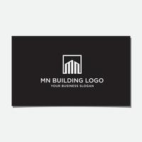 mn bygga logotyp design vektor