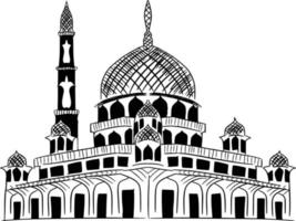 Moschee-Vektorsilhouetten