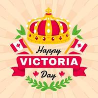 Happy Victoria Day Konzept vektor