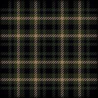 brun och mörkgrön tartan pläd skotska sömlösa mönster. textur från tartan, pläd, dukar, skjortor, kläder, klänningar, sängkläder, filtar och annan textil vektor