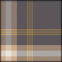 brauner Karomuster nahtloser Vektor, Tartan-Karokaro für Schal, Poncho, Decke oder andere moderne Stoffdesigns. Pixel-Textur. vektor