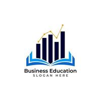 Business-Bildung-Logo-Design vektor