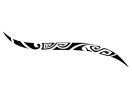 tatuering maori design. etnisk orientalisk prydnad. art tribal tatuering. vektor skiss av en tatuering maori.