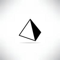 pyramid ikon illustration vektor