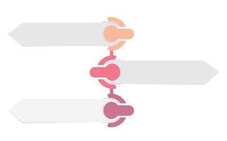 Geschäftskreis. Timeline-Infografik-Symbole für abstrakte Hintergrundvorlage Meilensteinelement modernes Diagramm Prozesstechnologie digitales Marketing Datenpräsentation Diagrammvektor vektor