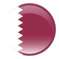 Katar-Flaggenvektor eps 10 vektor
