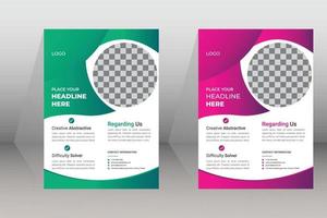 business roll up stand banner och elegant broschyr flyer banner design och information presentationsmall vektor