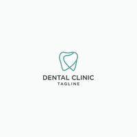 tand dental logotyp ikon formgivningsmall. enkel, modern, minimalistisk platt vektor