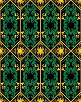 seamless mönster av dayak etniskt mönster. traditionellt indonesiskt tyg motiv. borneo mönster. vektor design inspiration. kreativ textil för mode eller tyg