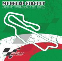 Autodromo Internazionale del Mugello, Italien. Logo Design. für verschiedene Zwecke mit Vektordateien vektor