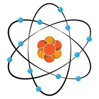 Wissenschaftslaborausrüstung, Atom. vektor