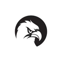 eagle head logotyp mall vektor ikon symbol illustration design
