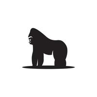 gorilla logo silhouette vektor symbol symbol illustration design