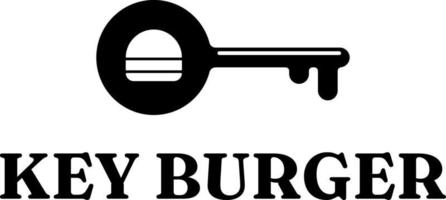 Burger Schloss Symbol Vektor Illustration schwarz und weiß