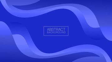 minimalistisk abstrakt bakgrund, blå vågor vektor