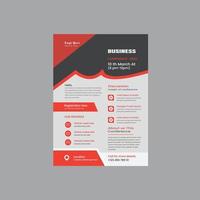 Business-Konferenz-Flyer-Design-Tempel vektor