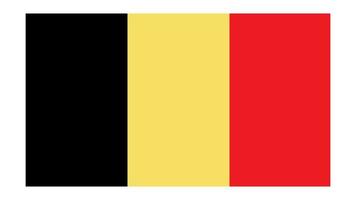 Flagge von Belgien. offizielle Proportionsmaße und Farben. Vektor-Illustration vektor