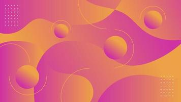 webmodern abstrakt flytande geometrisk färgglad bakgrund vektor