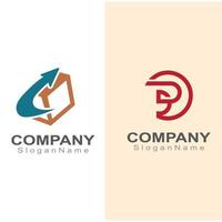 Logistik-Express-Logo für das Design von Unternehmen und Lieferunternehmen vektor