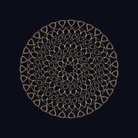 Luxus dekorativer Mandala-Design-Hintergrund-Vektor vektor