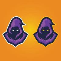 phantom esports logotypmallar vektor