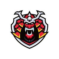 Samurai-eSports-Logo-Vorlagen