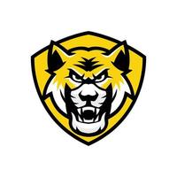 tiger esports logotypmallar vektor