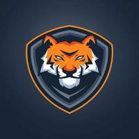 Tiger-Esport-Logo-Vorlagen vektor