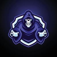 reaper esports logotypmallar vektor