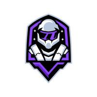 astronaut esports logotyp vektor