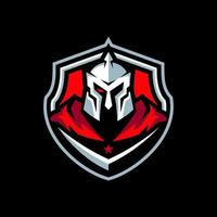Warrior Esports-Logo-Vorlagen vektor