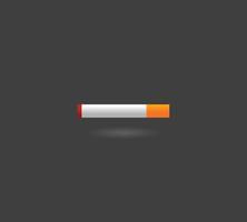 röka cigarett ikon. platt designstil. vektor illustration