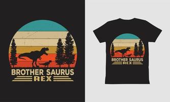 Bruder Saurus Rex-T-Shirt-Design.