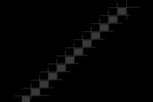 Abstract Background Illustration ein Quadrat auf schwarzem Hintergrund vektor
