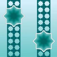 Druckvektor islamische Geometrie Hintergrund vektor