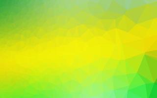 ljusgrön, gul vektor abstrakt mosaikbakgrund.