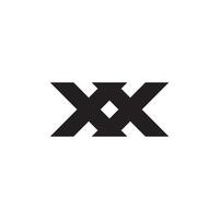 xx-Logo geometrisch vektor