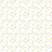 Nahtloses Muster aus abstrakten floralen Elementen im trendigen Farbton der goldenen Sandfarbe. Textur. Hintergrund. vektor