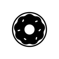 Donuts-Icon-Vektor-Design-Vorlagen isoliert auf weißem Hintergrund vektor